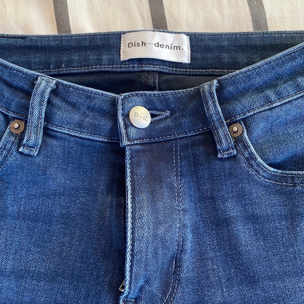 Dish-denim super skinny jeans.